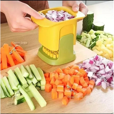 Hand Press Vegetable Chopper & Dicer