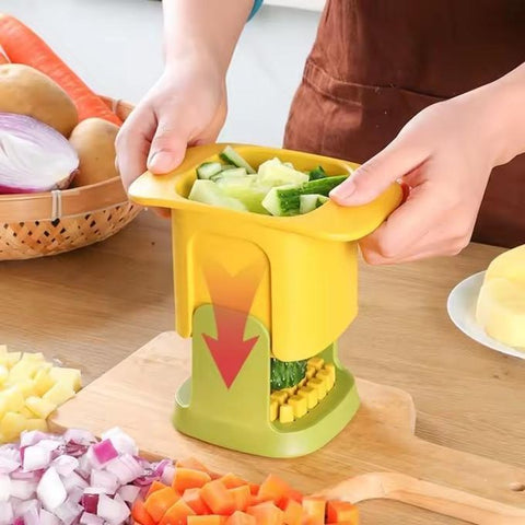 Hand Press Vegetable Chopper & Dicer